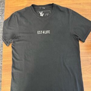 Black EST4LIFE Men's T-Shirt